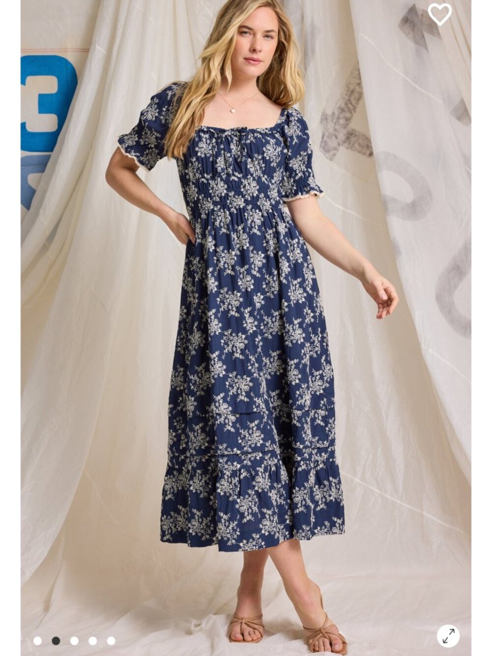 Altar'd State Aura Floral Maxi Dress NWT